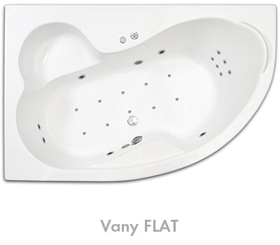 Vířivé vany FLAT hydromasáž